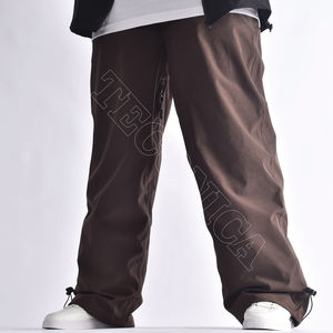 Pantalones de esquí unisex para nieve fabricación al por mayor impermeable holgado cortavientos estilo Hip Hop cierre de cremallera a prueba de viento - Product Image 3