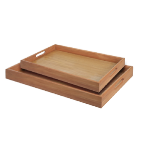 Plateau en bois décoratif de luxe pour servir les fruits, la cuisine, l'affichage et le stockage des aliments - Product Image 3