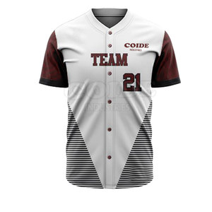Uniforme de baseball de haute qualité, design moderne, prix bas, matière durable, vêtements d'équipe surdimensionnés - Product Image 3