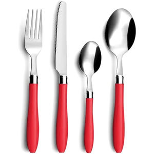 Cubiertos de latón y plata, comedor, vajilla de acero inoxidable hecha a mano, juego de cubiertos con mango de diseño de Pilar dorado - Product Image 6