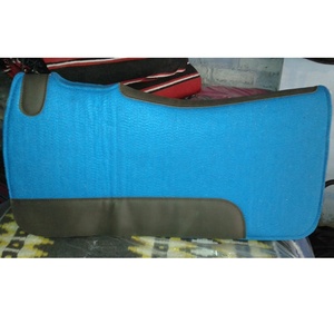 Weaver Leather Western Sillín de lana contorneado Almohadilla para caballos Mejor estilo de salto de Doma con forro de tela para montar a caballo - Product Image 1