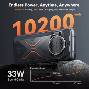 Smartphone Robusto <span class=keywords><strong>Cubot</strong></span> <span class=keywords><strong>King</strong></span> <span class=keywords><strong>Kong</strong></span> Power 3 Altavoz de 123dB Helio G99 Pantalla de 6.72 Pulgadas y 120Hz hasta 24GB+256GB 10200mAh 100MP NFC - Product Image 3