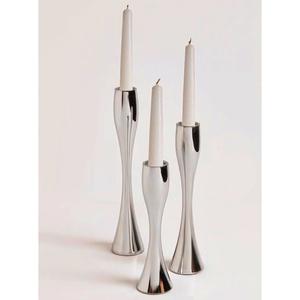 Fancy Calla Lily Design Candlestick Deluxe Quality Metal Candlestick con Base de mármol Venta al por mayor Home Table Decor Candle Holder - Product Image 3