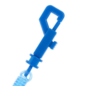 Cartoon Style PVC Acrylic EVA Plastic <b>Keyring</b> on a Spring Lanyard <b>Carabiner</b> for Key Holder - Product Image 4