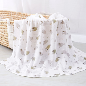 Fabricante de mantas para bebés, ropa de cama infantil acogedora de algodón suave, azul, para recién nacidos, calidad premium, respetuosa con el medio ambiente, venta al por mayor - Product Image 2