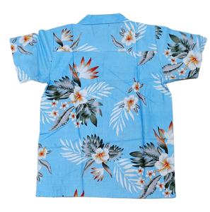 เสื้อเชิ้ตแขนสั้นสำหรับผู้ชาย,เสื้อฮาวายพิมพ์ลายใบไม้แบบลำลองโพลีเอสเตอร์100% XS-6XL - Product Image 1