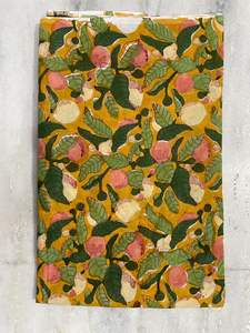 Respirant 100% coton main bloc imprimé tissu artisanal Jaipur patrimoine traditionnel écologique bloc impression coton tissu - Product Image 3