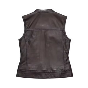 Chaleco de Cuero para Hombre, Cuello Alto, al por Mayor, Impermeable, Estilo Urbano, Ropa de Invierno, Transpirable de Alta Calidad - Product Image 6