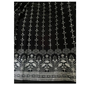 Export Quality Luxurious <b>Velvet</b> Knitted Daman Work Material for Wedding Designer Suits Kurtis & Ethnic Wear - Product Image 1