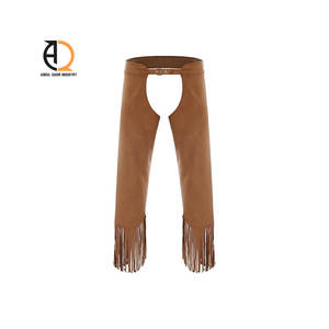 Chaparreras Completas Personalizadas de Cuero Vacuno con Impresión de Logotipo, Estilo Occidental para Montar a Caballo - Product Image 4