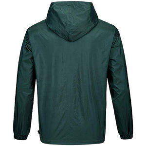 Veste coupe-vent légère en toile personnalisée OEM 2026 pour homme, col montant, style décontracté printemps, style urbain - Product Image 5