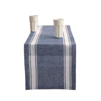 Chemins de table en lin modernes à motif floral, finition haut de gamme, broderie lisse faite à la main, pour mariage et repas élégants à la maison