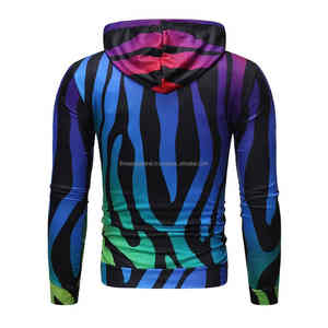Top Trending Nueva llegada Hombres Transpirable y secado rápido Hombres Sublimación Sudadera con capucha para la venta Personalizar su propio diseño de sublimación - Product Image 2