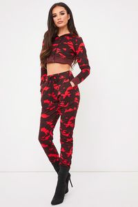 Conjunto de mallas para mujer, conjunto de 2 piezas para entrenamiento, Fitness, Jogger, chaqueta de Yoga, pantalón acampanado, conjunto de chándal para mujer - Product Image 4