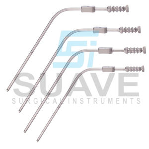 4 Pcs Stainless Steel Highest Quality New Best Supplier Premium Product Neurosurgery Suction Tube by SUAVE SURGICAL INSTRUMENTS - Product Image 1