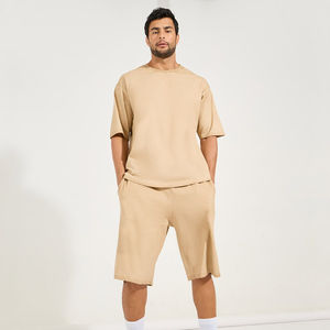 High Quality Summer Jogger Custom Logo Cotton <b>Men's</b> <b>Shorts</b> <b>And</b> <b>T</b> <b>Shirt</b> Sets <b>Men</b> 2 Piece Set <b>Shorts</b> Set For <b>Men</b> Customized - Product Image 4