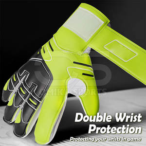 Gants de gardien de but avec ajustement confortable et poignée de paume en latex antidérapante Gants de gardien de but d'entraînement - Product Image 4