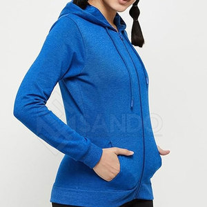 Cotton Polyester Made Women <b>Zipper</b> Hoodie Quick Dry Women <b>Zipper</b> Hoodie Long Sleeves Women <b>Zipper</b> Hoodie <b>For</b> <b>Sale</b> - Product Image 3