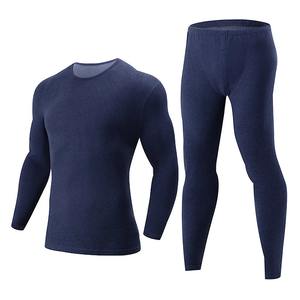 Traje deportivo informal de 2 piezas para hombre para Otoño Invierno Color sólido Pantalones simples de manga larga con técnica impresa en la parte inferior de Joker - Product Image 6