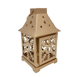Iron Decorative <b>Lantern</b> Gold Colour Luxury Design <b>Candle</b> <b>Holder</b> & <b>Candle</b> Stand for Home and Wedding Decoration - Product Image 4