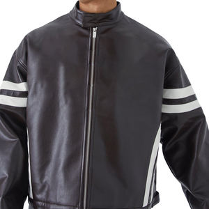 Personnalisable 100% véritable B3 veste en cuir de peau de mouton pour hommes coupe ample respirant grande taille confortable à la mode B3 cuir - Product Image 3