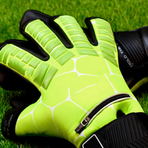 Gants de gardien de but professionnels en latex avec sangle de poignet réglable, imperméables et respirants pour le football - Product Image 3