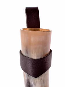 2025 Viking corne à boire meilleure qualité véritable corne de boeuf sans danger pour les aliments Style animal poli avec support produit d'artisanat naturel - Product Image 5