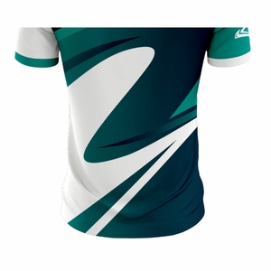 Chemises pour hommes personnalisées en gros, tissu tricoté, séchage rapide, manches courtes - Product Image 6