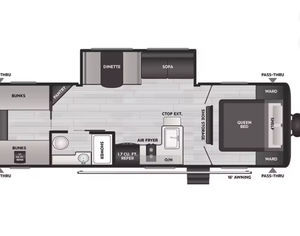 2024 2025 2026 Keystones Coleman 27B Autocaravanas, Remolques de Viaje, Campers de Techo y Campers para Camionetas - Product Image 2
