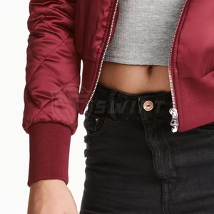 Chaqueta Bomber de Invierno para Mujer de Alta Calidad, con Logotipo, Secado Rápido, Impermeable, Transpirable, Tejido Directo, Sólida, Personalizada, Pakistan SWIFT - Product Image 2