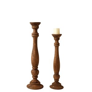 Accessoires d'éclairage décoratifs pour la maison de conception classique bougeoir en bois de la plus haute qualité vaisselle bougeoirs en bois - Product Image 6