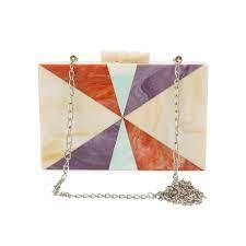 Fashion Design Premium Resin Clutch <b>Purse</b> For High Gloss Polished Surface Customizable Crystal-Studded <b>Bridal</b> <b>Purse</b> for Parties - Product Image 3