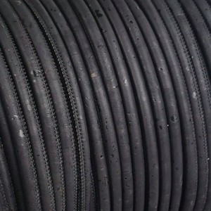 Cordón de Corcho Redondo de 5 mm, Negro, Grueso, Vegano, Cuerda de Corcho Flexible y Duradera para Joyería, Pulseras, Collares, Llaveros y Manualidades - Product Image 1