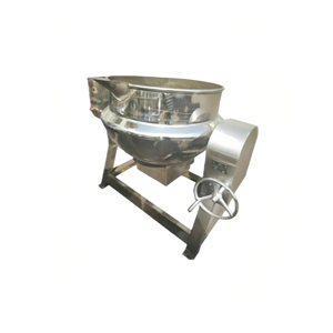 2025 yuxiang mới thương mại nghiêng cjacketed Ấm đun nước nồi với mixer Áo khoác Mứt làm cho máy với khuấy - Product Image 3