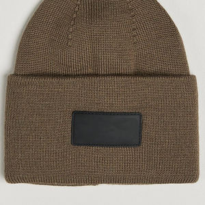 Venta al por mayor en blanco de punto personalizado Beanie con logotipo de alta calidad de los hombres gruesos invierno Racing Beanie gorras - Product Image 5