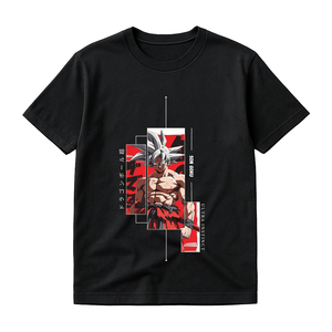 Camiseta de Anime Unisex Lavada y Elegante en Oferta, Camiseta de Manga Corta Estampada Personalizada 100% Algodón de Alta Calidad al por Mayor - Product Image 2