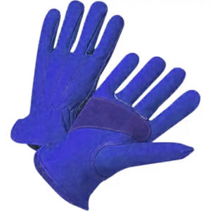 Guantes DE SEGURIDAD DE 11 oz con certificado CE de cuero de grano de vaca de grado premium, cómodos, resistentes a la abrasión, brazo de mano resistente - Product Image 6