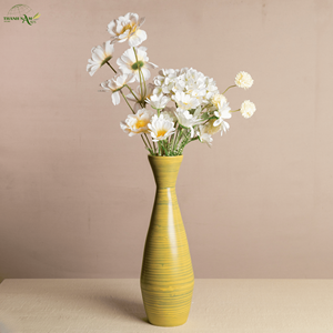 Vase en bambou en vente chaude, fabriqué à 100% en bambou naturel filé, pour la décoration intérieure et extérieure, en provenance du Vietnam - Product Image 1