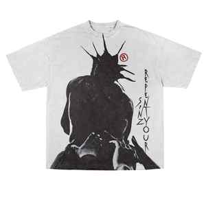 Camisetas de algodón OEM 100% para hombre, camiseta de manga corta de talla grande de alta calidad con logotipo de impresión digital DTG liso - Product Image 4