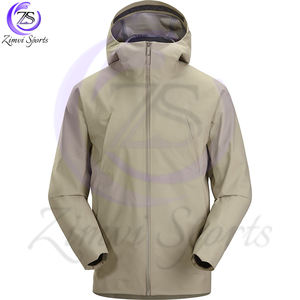 Vestes imperméables ou coupe-vent de grande taille pour la randonnée en plein air avec capuche de bon fournisseur entièrement personnalisées - Product Image 1