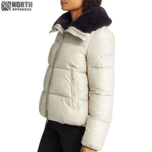 Nouvelle arrivée 2025, veste matelassée en toile chauffante unisexe, fermeture éclair sur le devant, vente en gros pour l'hiver en plein air - Product Image 3