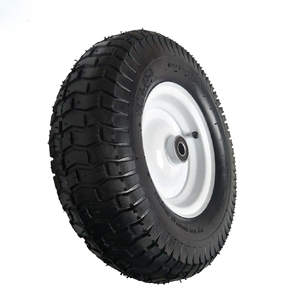 Ruedas de 16''x6.50-8-3 con 3 Años de Garantía, Dimensiones: Ruedas de Acero con Neumático de Goma, Alta Durabilidad - Product Image 1