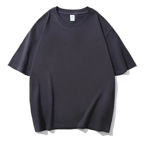 Camiseta de gran tamaño de peso pesado de alta calidad impresión personalizada y bordado en blanco 100 por ciento algodón camiseta de cuello redondo para hombre - Product Image 5