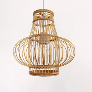 <b>Bamboo</b> Decorative Pendant Lamp <b>Shades</b> <b>Lighting</b> Natural Handmade <b>Bamboo</b> Lanterns - Product Image 5