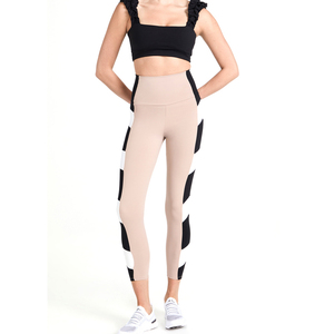 Custom High Quality Sublimation Breathable Anti-Bacterial Women's High Waist <b>Thick</b> <b>Leggings</b> for Gym Yoga Running - Product Image 4