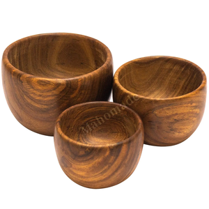 Ensemble de 3 grands bols à dattes, fabrication personnalisée, réutilisables, 100% naturels, avec cuillère pour une utilisation régulière à la maison - Product Image 5