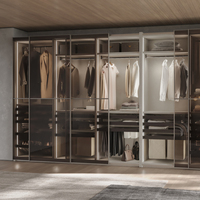 Emuca Kit de Estante para Pantalones de 7 Varillas de Cuarzo Ajustable con Cierre Suave Guías Extraíbles Armarios Marco de Cesta Organizador de Ropa Modelo España