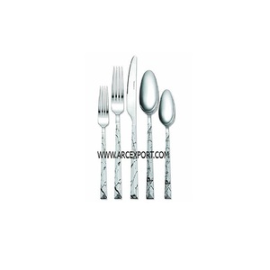 Cuillère Fourchette et Couteaux de Table en Métal Ensemble de 4 Argenterie Maison Table à Manger Couverts Ensemble Restaurant Hôtel Ware Utilisation - Product Image 6