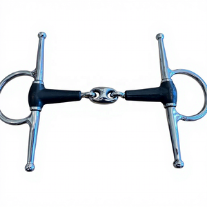 Bocado para Caballo de Acero Inoxidable con Montura Eggbutt y Boquilla de Goma, Equipo de Equitación de Calidad, Modelo RJI-HREB-1109 RIAZ JAMAL INTERNATIONAL - Product Image 5