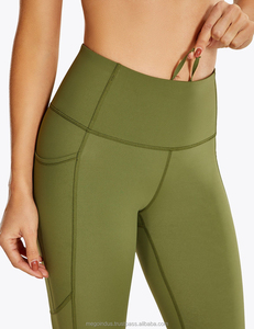 เลกกิ้งออกกำลังกายถักนิตติ้งสำหรับผู้หญิงไซส์ใหญ่ ออกแบบพิเศษ สำหรับเล่นกีฬา ฟิตเนส วิ่ง มีหลายสี - Product Image 3